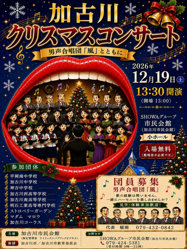 加古川クリスマスコンサート 画像